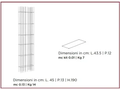 Libreria in metallo scontata -25%: scopri Metrica wall c^Mogg Discount