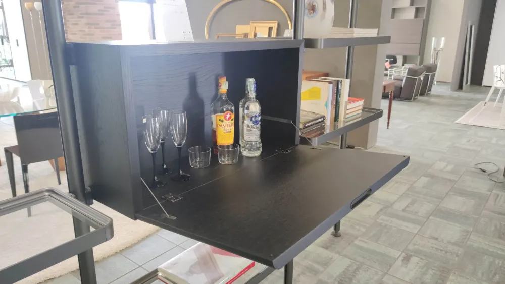 Molteni & C Libreria in metallo a prezzo Outlet: scopri Hector- Librerie