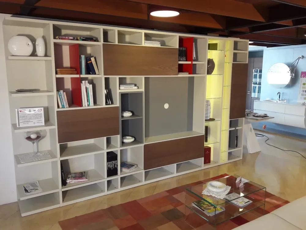 Libreria Mood stile moderna di in Offerta Outlet^Astor Mobili Outlet