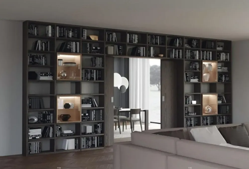 Artigianale Libreria Orizzonte in stile design di in OFFERTA OUTLET- Librerie