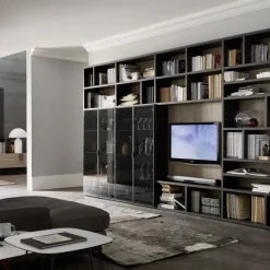 Orme Libreria in laccato opaco in Offerta Outlet: scopri Logico 26- Librerie