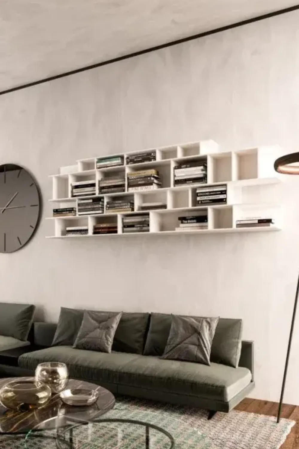 Ozzio Libreria in laccato opaco a prezzo Outlet: scopri Byblos- Librerie