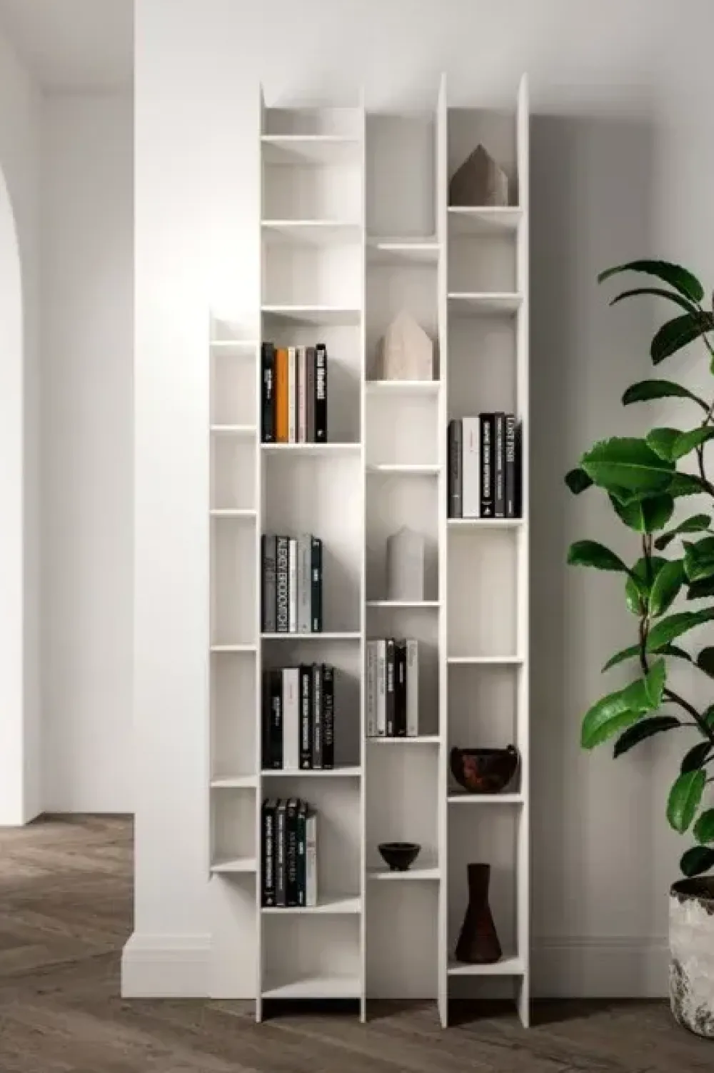 Ozzio Libreria in laccato opaco a prezzo Outlet: scopri Byblos- Librerie