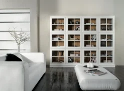 Parlani Libreria Parete libreria stile classico di in Offerta Outlet- Librerie