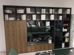 Presotto Libreria Pari & dispari in stile moderna a prezzi outlet- Librerie