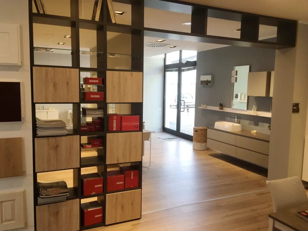 Online Libreria passante in laminato opaco prezzo Outlet Librerie