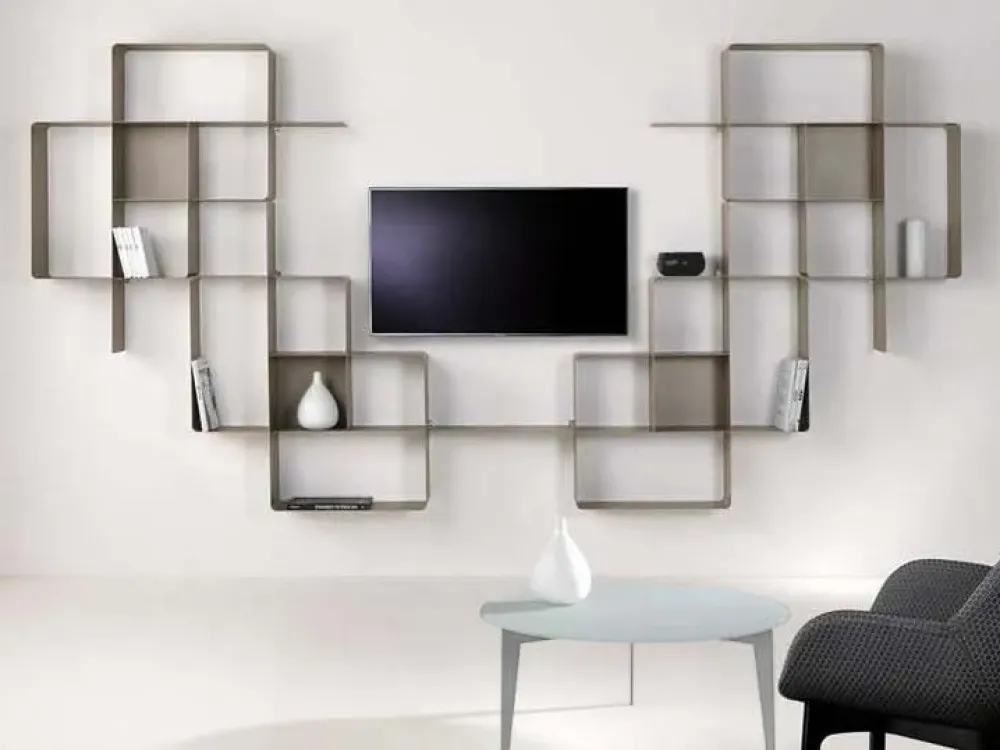 Pezzani Libreria in metallo in Offerta Outlet: scopri Mondrian- Librerie