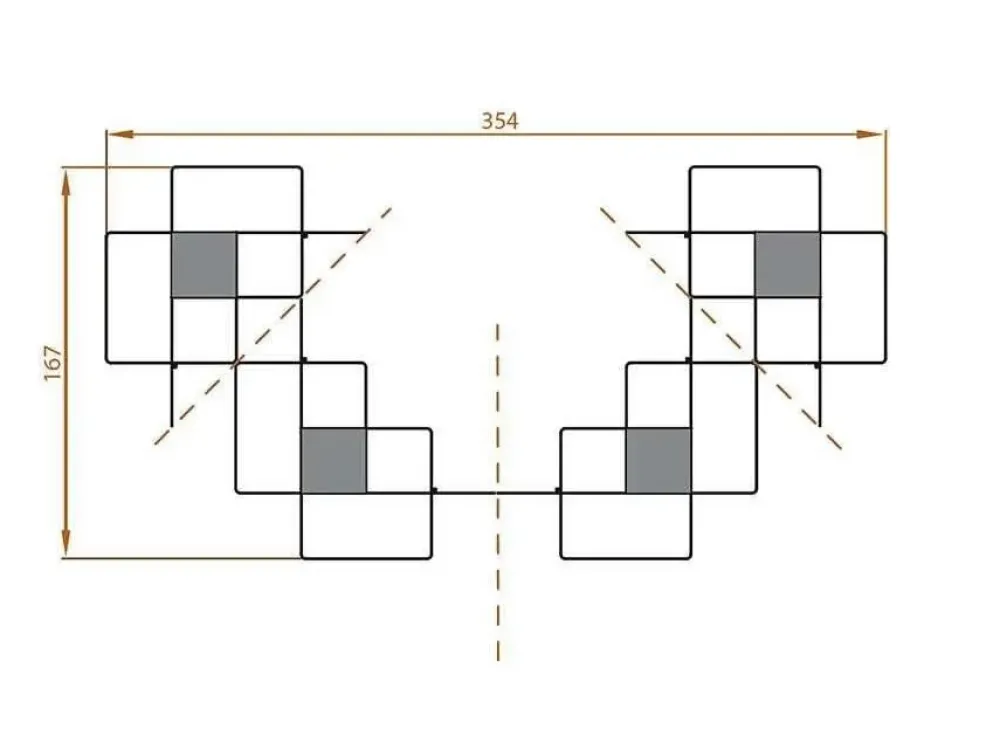 Pezzani Libreria in metallo in Offerta Outlet: scopri Mondrian- Librerie