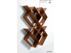 Pezzani Libreria in metallo in Offerta Outlet: scopri Mondrian- Librerie