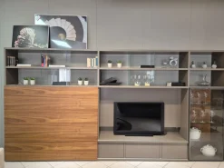 Libreria in laccato opaco scontata -30%: scopri Pari e dispari^Presotto Sale