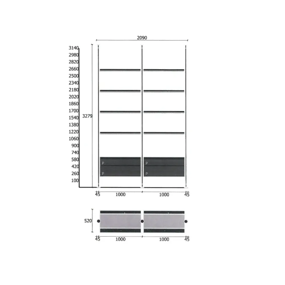 Rimadesio Libreria in metallo scontata -36%: scopri Zenit- Librerie