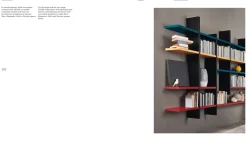 Sangiacomo Libreria in laccato opaco in Offerta Outlet- Librerie