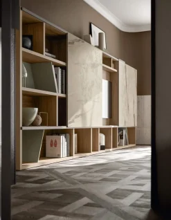 Libreria in legno a prezzo scontato: scopri Hnl016^Santalucia Online