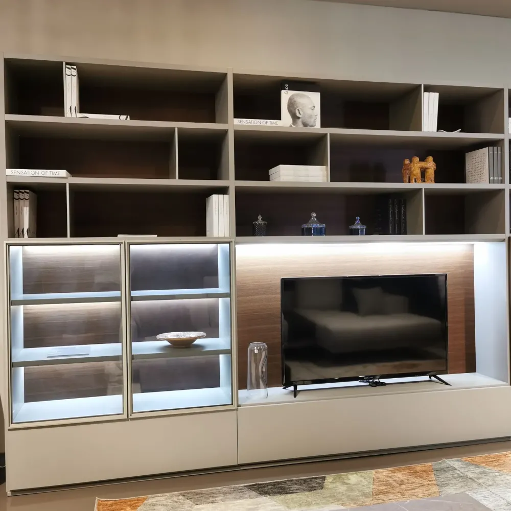 Discount Libreria Sistema flexus in stile design con forte sconto Librerie
