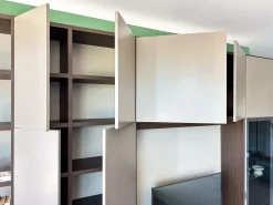 Libreria in laccato opaco scontata -35%: scopri Libreria lineare a muro^Tomasella Hot