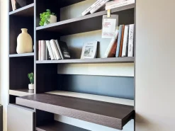 Libreria in laccato opaco scontata -35%: scopri Libreria lineare a muro^Tomasella Hot