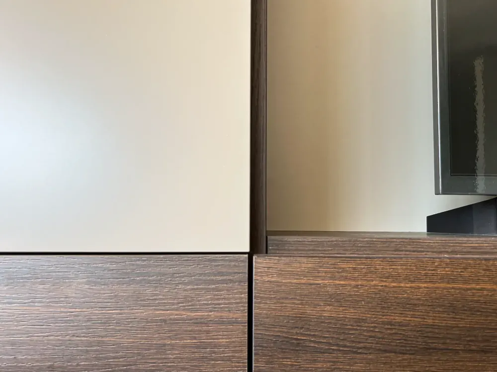 Libreria in laccato opaco scontata -35%: scopri Libreria lineare a muro^Tomasella Hot