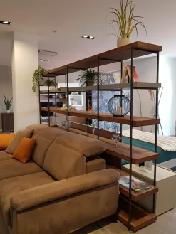 Libreria in laminato materico Libreria fortebraccio a prezzo scontato^Tomasella Outlet