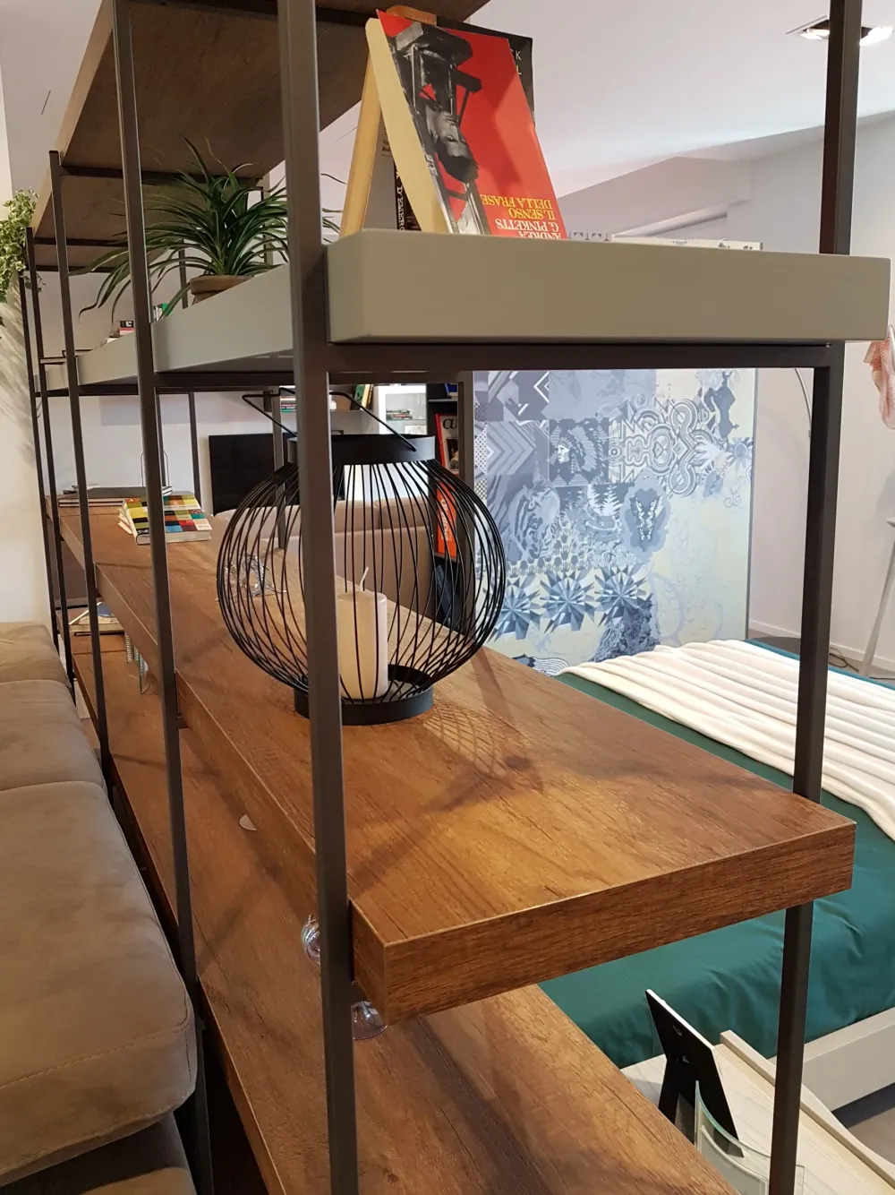 Libreria in laminato materico Libreria fortebraccio a prezzo scontato^Tomasella Outlet