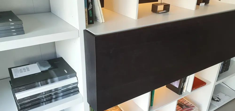 Poliform Libreria Wall system in stile design in offerta- Librerie