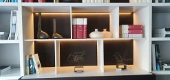 Poliform Libreria Wall system in stile design in offerta- Librerie