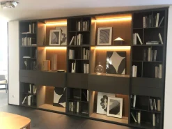 Discount Libreria Wall system stile design di scontata Librerie