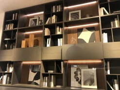 Discount Libreria Wall system stile design di scontata Librerie