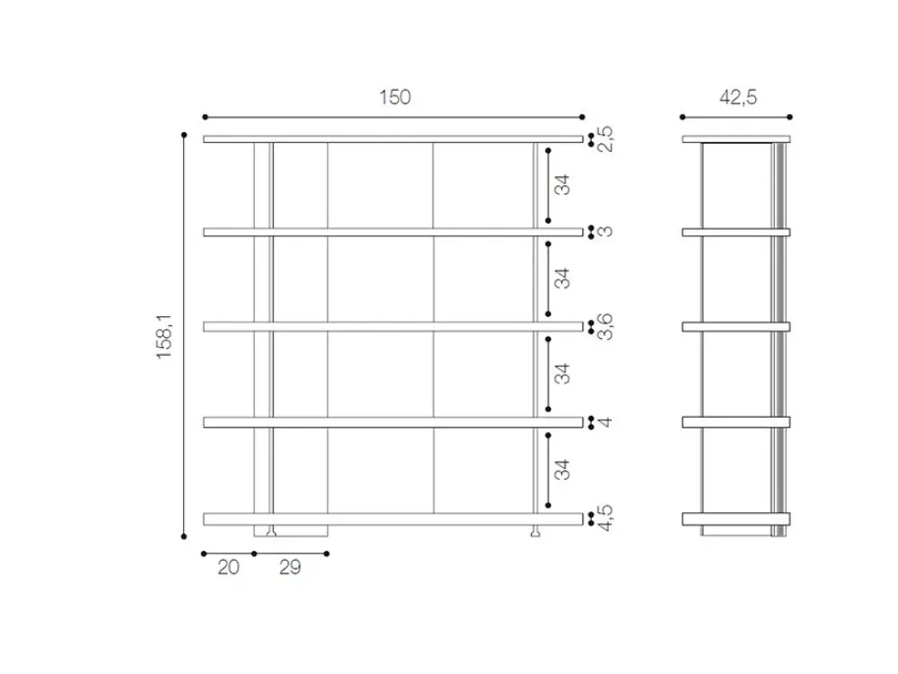 New Libreria Zero.16 alta libreria di : richiedi ora il prezzo riservato Librerie