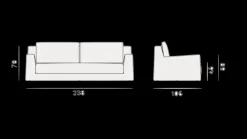 Gervasoni Lineare Loll 12 in Offerta Outlet- Divani