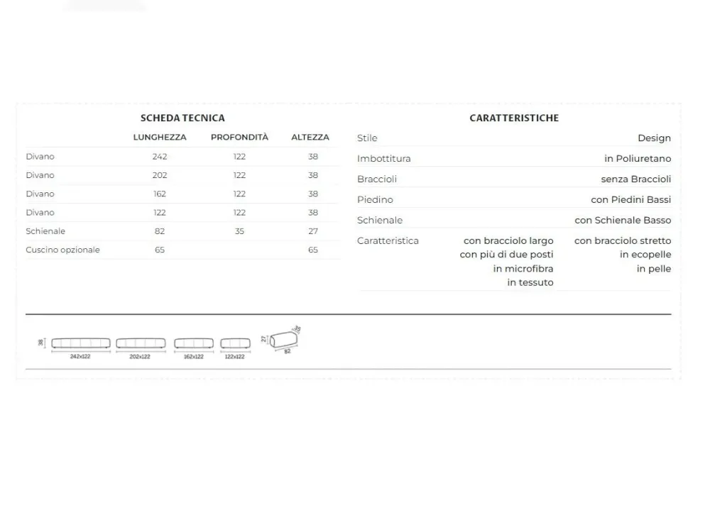 Online Lineare Moss ad un prezzo vantaggioso Divani