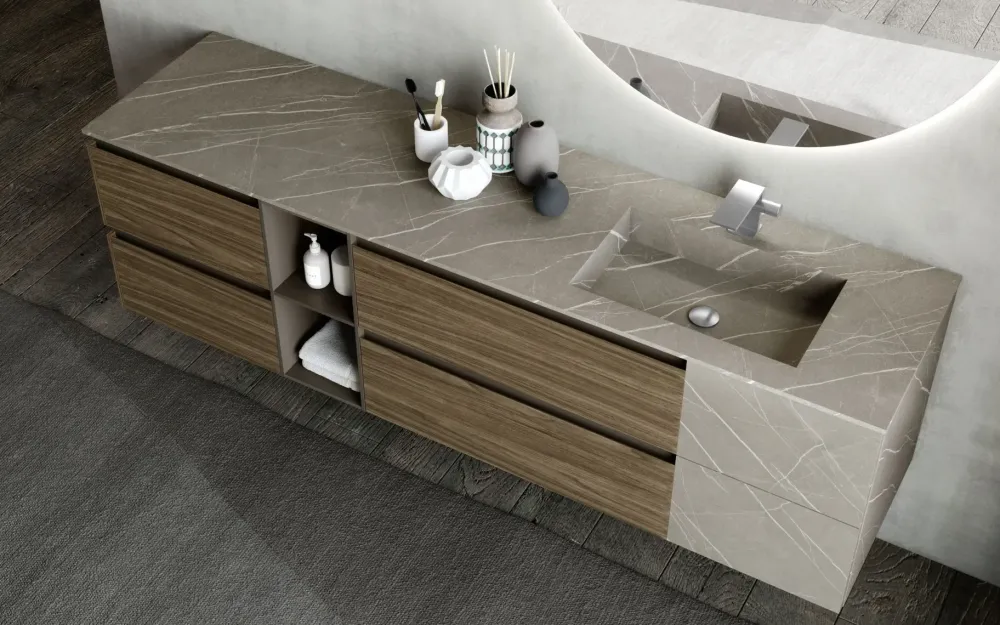 Baxar M2 system 227 : mobile bagno sospeso A PREZZI OUTLET- Mobili Bagno Sospeso