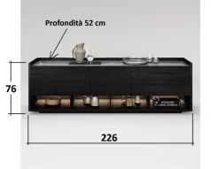 Madia Class in stile design di in Offerta Outlet^Astor Mobili Sale