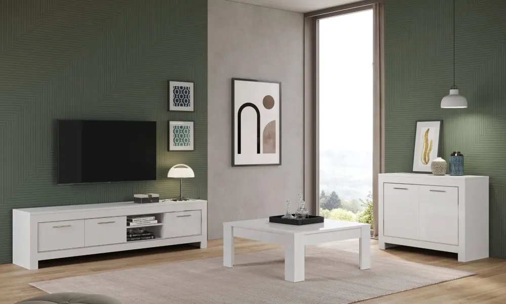 Artigianale Madia Contromobile modena 4ante di in stile moderno scontata -50%- Madie