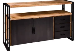 Discount Madia Credenza 2 sportelli 3 cassetti industrial  in stile moderno di in Offerta Outlet Madie