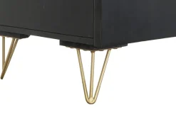Outlet Etnico Madia Credenza mango nera 160 di in stile design scontata -23%- Madie