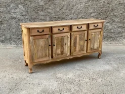 Outlet Etnico Madia Credenza maxi 4 ante 4 cassetti shabby nature e chic di a prezzi outlet- Madie