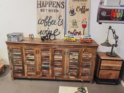 Outlet Etnico Madia Credenza persiane 180 di a prezzi outlet- Madie