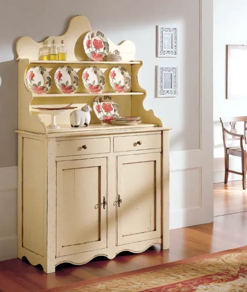 Madia Credenza piattaia f108 di a prezzi convenienti^Falegnameria Italiana New