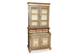 Artigianale Madia Cristalliera scrittoio OFFERTA OUTLET- Madie