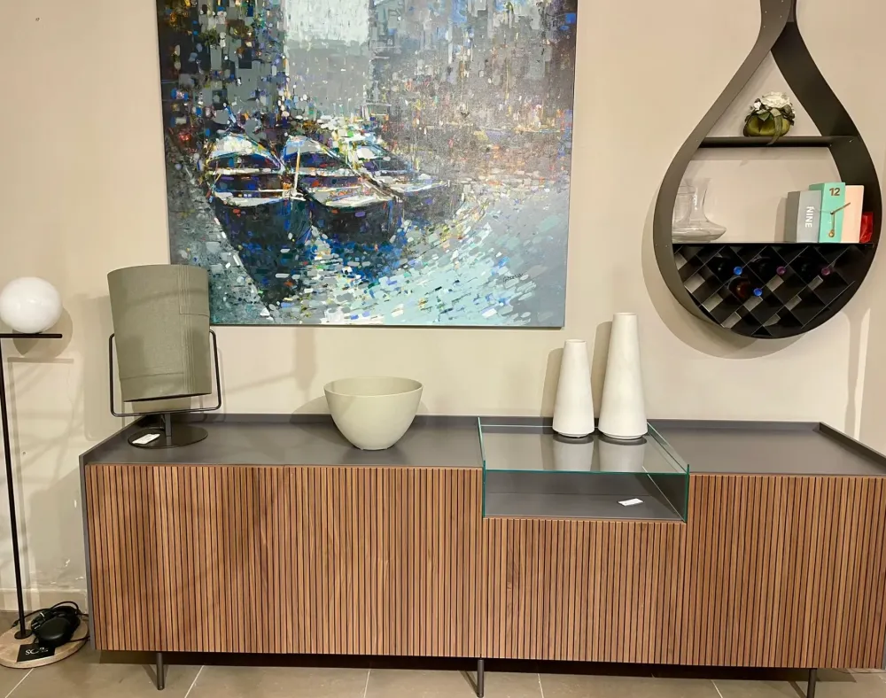 Madia di in laccato opaco Diko in Offerta Outlet^Alf Da Fre New