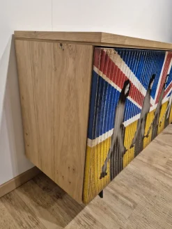 Madia di in legno Liverpool a prezzo Outlet^Artigianale Discount