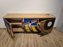 Madia di in legno Liverpool a prezzo Outlet^Artigianale Discount