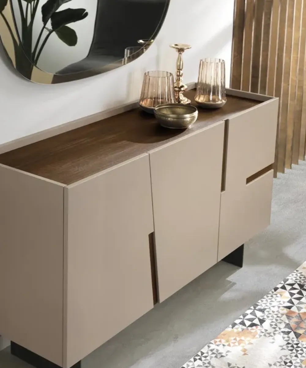 Capodarte Madia di in laminato opaco Girona in Offerta Outlet- Madie