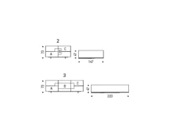 Cattelan Italia Madia di in legno Torino a prezzo Outlet- Madie