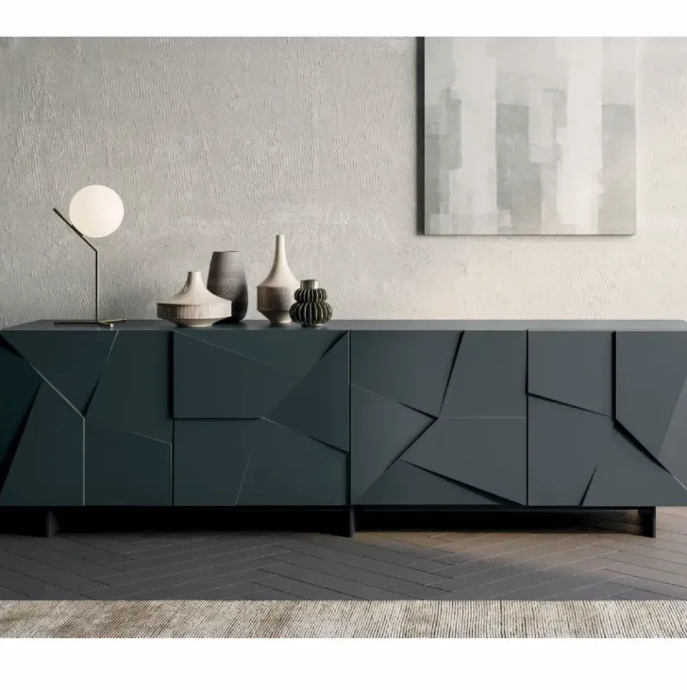 New Madia di in laccato opaco Madia dall’agnese modello concrete in Offerta Outlet Madie