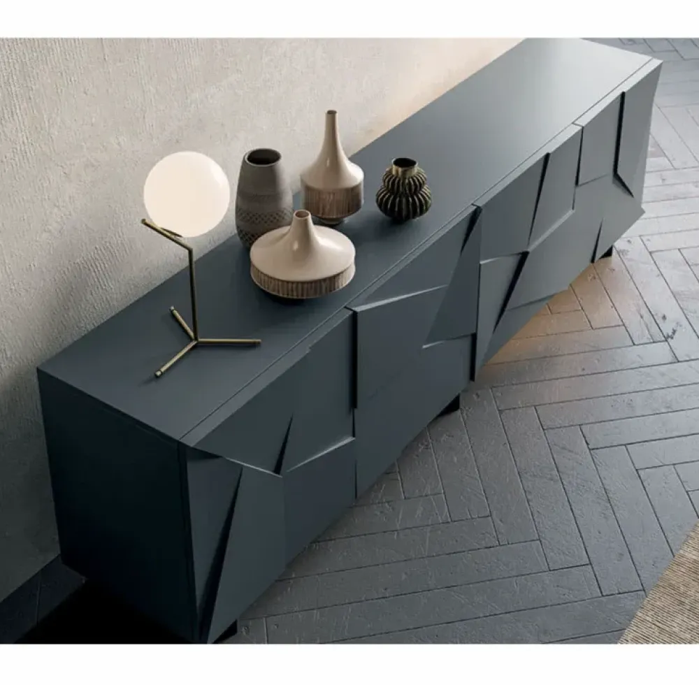 New Madia di in laccato opaco Madia dall’agnese modello concrete in Offerta Outlet Madie