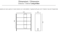 Devina Nais Madia di in legno Arbor a prezzo riservato- Madie