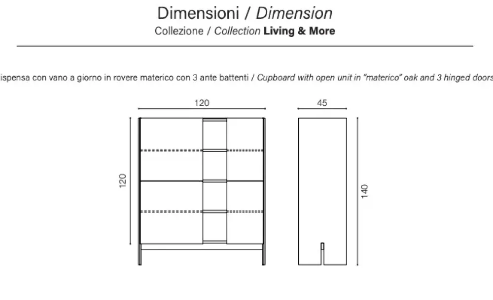 Devina Nais Madia di in legno Arbor a prezzo riservato- Madie