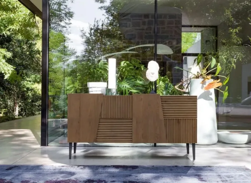 Devina Nais Madia di in legno Zero.16 design in Offerta Outlet- Madie