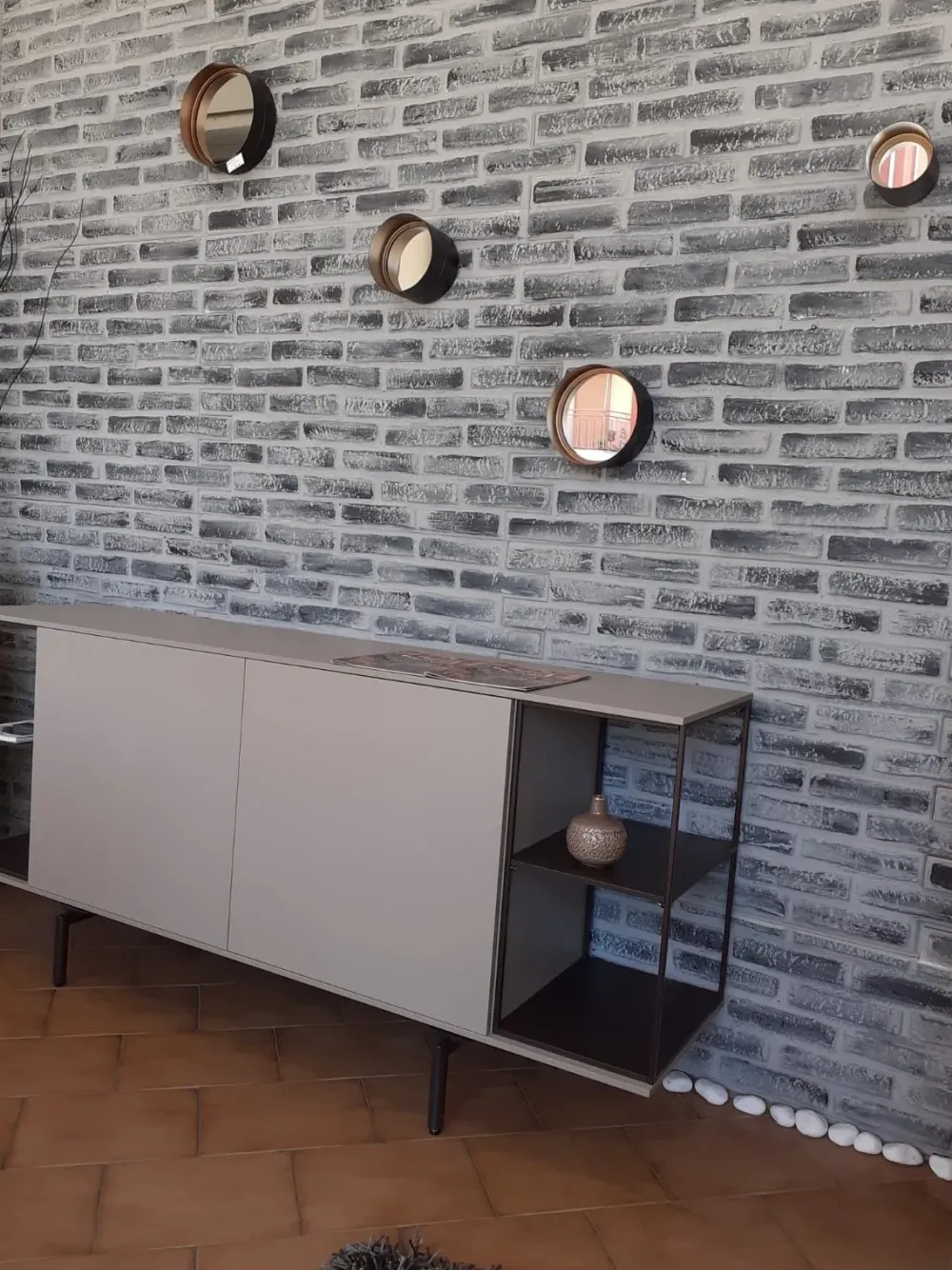 Madia di in melamminico Lexia a prezzo scontato^Doimo Salotti Discount